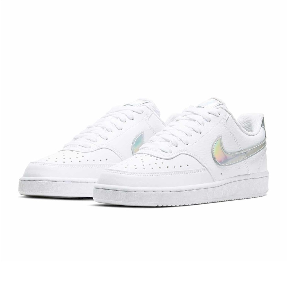 Nike iridescent court vision low top